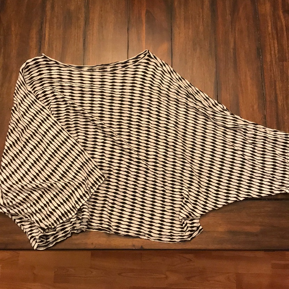 Cape style blouse